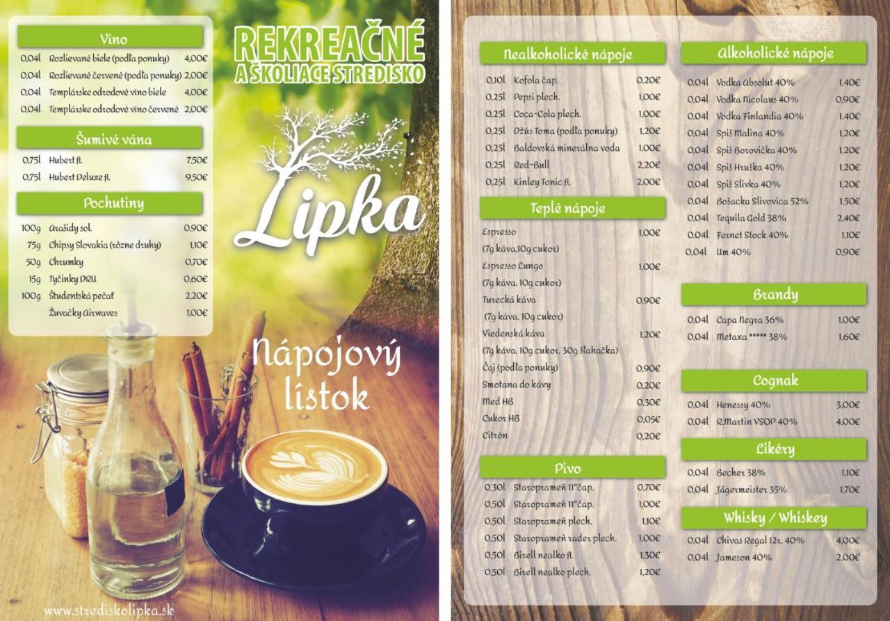 Stredisko Lipka Hotel Bardejov Eksteriør billede